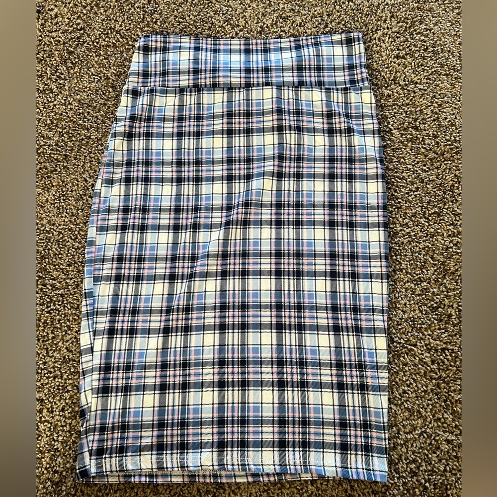 Pink,Blue,Black, and White Large Skirt .